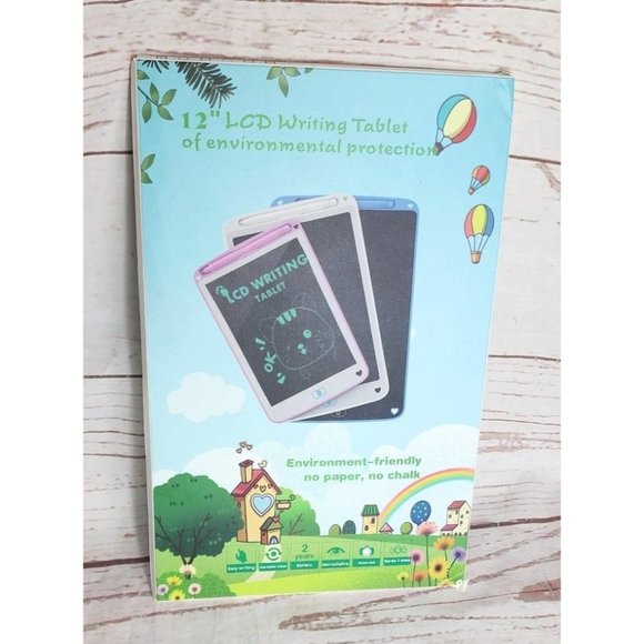 12” LCD Writing Tablet: Environmentally Friendly, Paperless Writing, Saves Trees - Picture 1 of 16